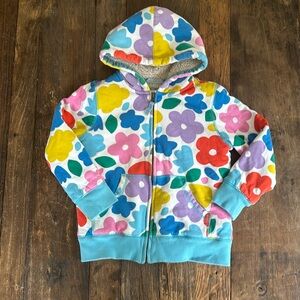 Mini Boden Girls Sherpa Lined Full Zip Hoodoe size 7-8